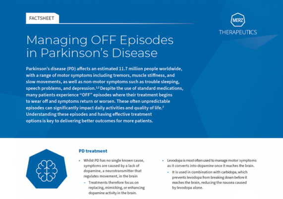 image of Managing OFF Episodes in Parkinson’s Disease